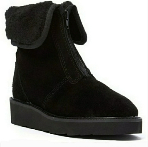 NEW Aussie Merino Leather Suede Water Resistant Boots sz 7 new in box - Picture 1 of 7